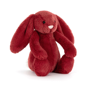 Peluche lapin Bashful Christmas Rouge (S) - Jellycat