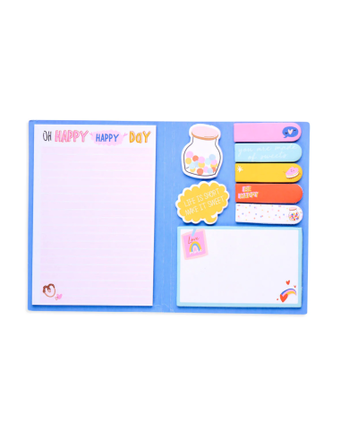 Bloc notes et post-it happy day - Ooly