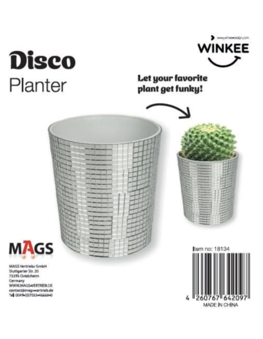 Cache-pot boule à facettes - Winkee