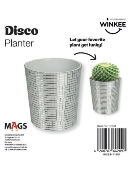 Cache-pot boule à facettes - Winkee