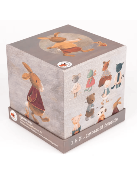 Set de 9 cubes à empiler Petits Amis - Egmont Toys