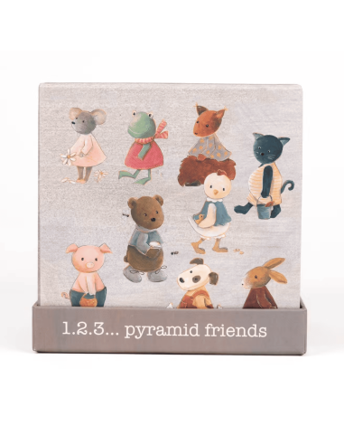 Set de 9 cubes à empiler Petits Amis - Egmont Toys