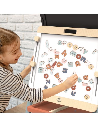 Lettres magnétiques en bois - Speedy Monkey