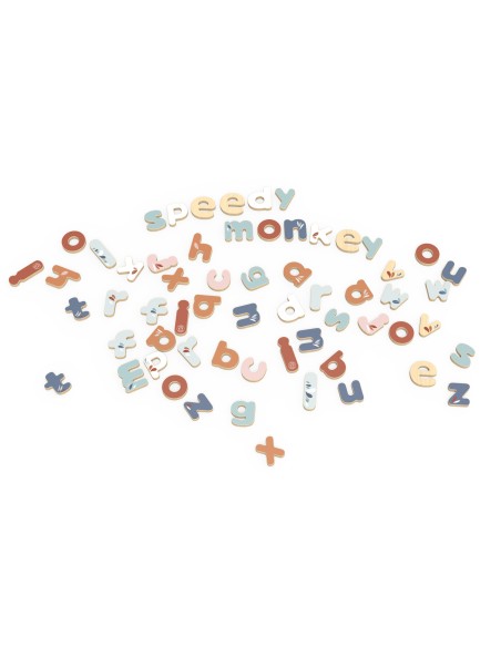 Lettres magnétiques en bois - Speedy Monkey