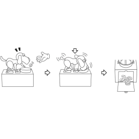 Tirelire chien mangeur de pièces - Winkee 2