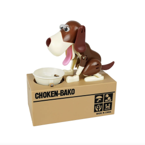 Tirelire chien mangeur de pièces - Winkee