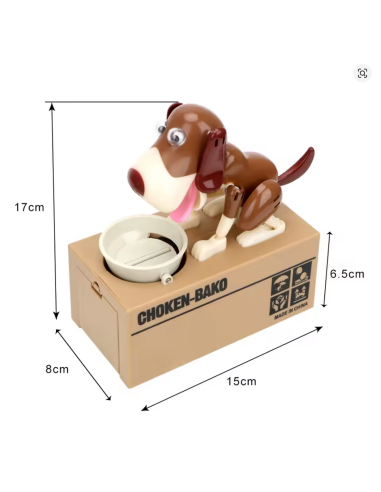 Tirelire chien mangeur de pièces - Winkee