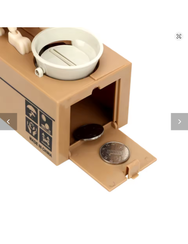 Tirelire chien mangeur de pièces - Winkee