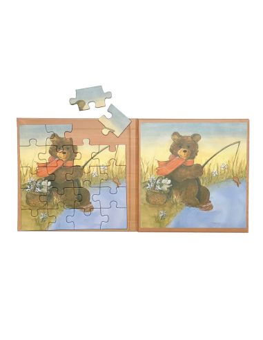 2 puzzles magnétiques ours - Egmont Toys
