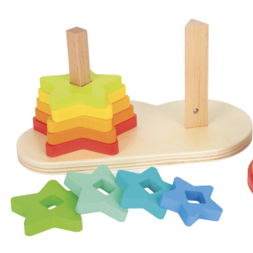 Formes à empliler arc-en-ciel - Small Foot 2