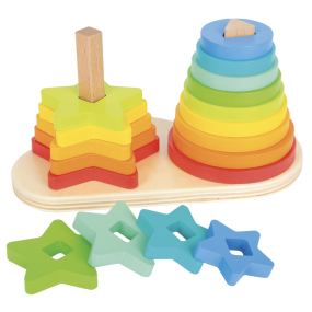 Formes à empliler arc-en-ciel - Small Foot