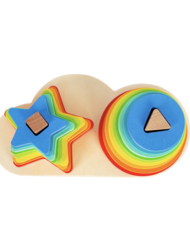 Formes à empliler arc-en-ciel - Small Foot