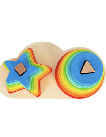 Formes à empliler arc-en-ciel - Small Foot