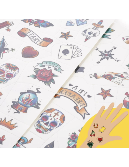 Tatouages éphémères Pirates - Legami