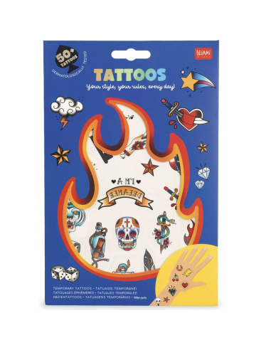 Tatouages éphémères Pirates - Legami