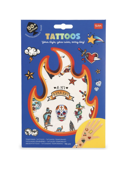 Tatouages éphémères Pirates - Legami