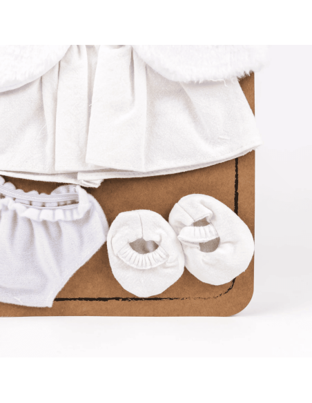 Ensemble 4 pièces robe blanche - Egmont Toys