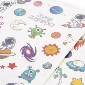 Tatouages éphémères Espace - Legami