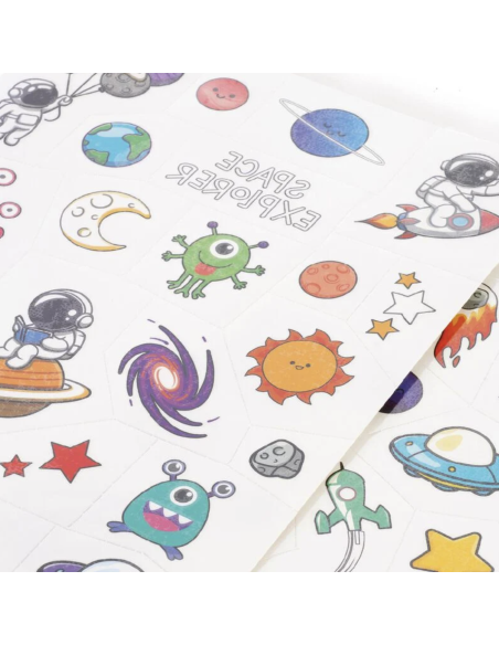 Tatouages éphémères Espace - Legami