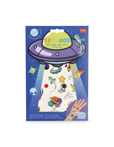 Tatouages éphémères Espace - Legami