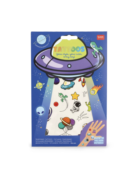 Tatouages éphémères Espace - Legami