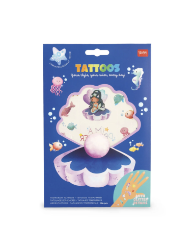 Tatouages éphémères Sirène - Legami