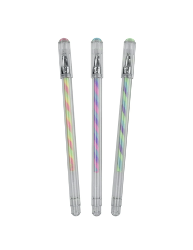 3 Stylos multicolores Twist - Legami