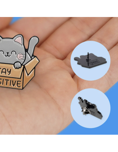 Pin's Chat gris - Legami