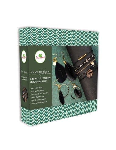 Kit bijoux plumes du soir - Sycomore
