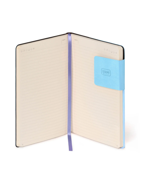 Carnet ligné avec couverture souple Aura - Legami