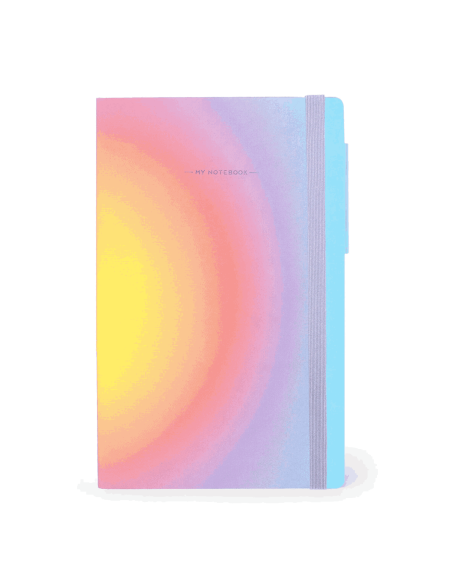 Carnet ligné avec couverture souple Aura - Legami