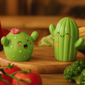 Salière et poivrière Cactus - Legami