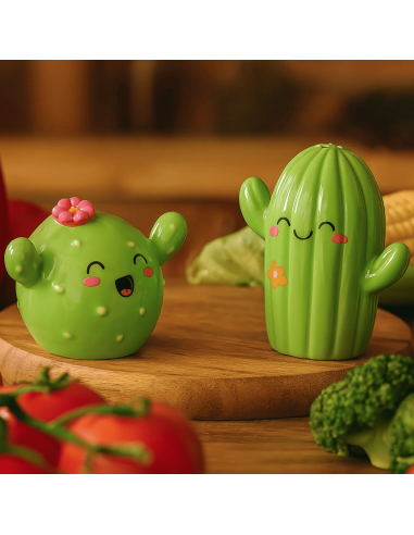 Salière et poivrière Cactus - Legami