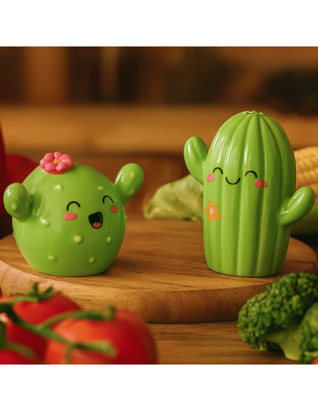 Salière et poivrière Cactus - Legami