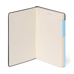 Carnet blanc avec couverture souple Aura - Legami 2