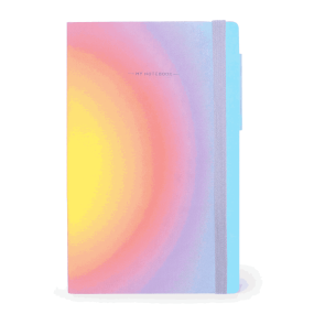 Carnet blanc avec couverture souple Aura - Legami