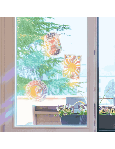 Stickers pour fenêtre attrape soleil - Legami