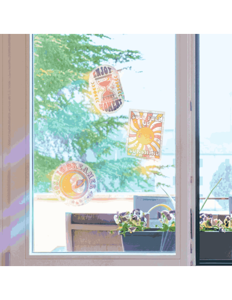 Stickers pour fenêtre attrape soleil - Legami