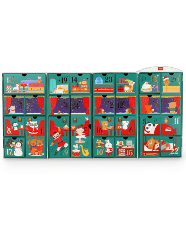 Calendrier de l'avent train - Legami