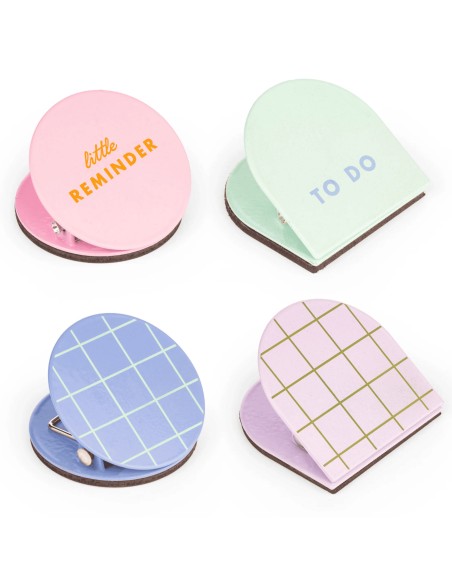 Set de 4 clips magnétiques - Kikkerland