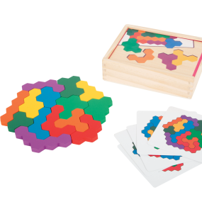 Puzzle en bois Hexagone - Small foot