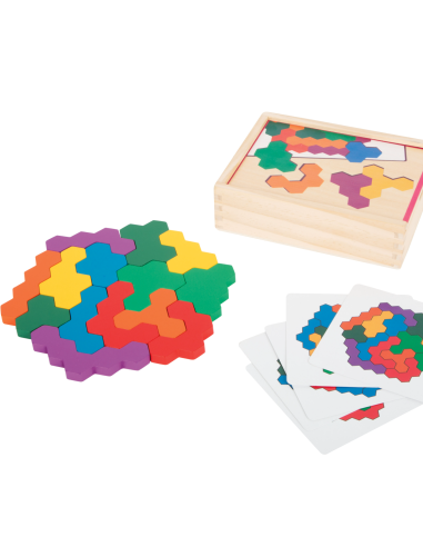 Puzzle en bois Hexagone - Small foot