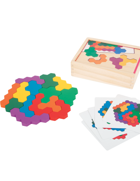 Puzzle en bois Hexagone - Small foot