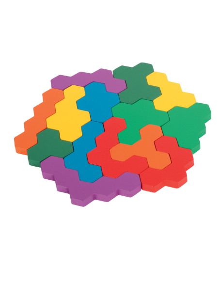 Puzzle en bois Hexagone - Small foot