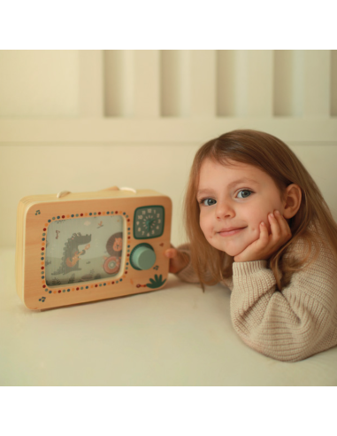 Boîte à musique télévision Safari - Small foot
