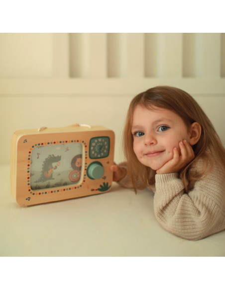 Boîte à musique télévision Safari - Small foot