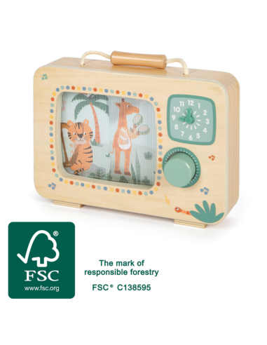 Boîte à musique télévision Safari - Small foot