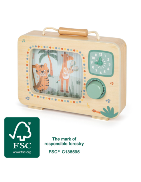 Boîte à musique télévision Safari - Small foot