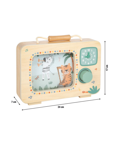 Boîte à musique télévision Safari - Small foot