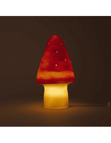 Lampe Veilleuse champignon Brique (S) - Egmont...